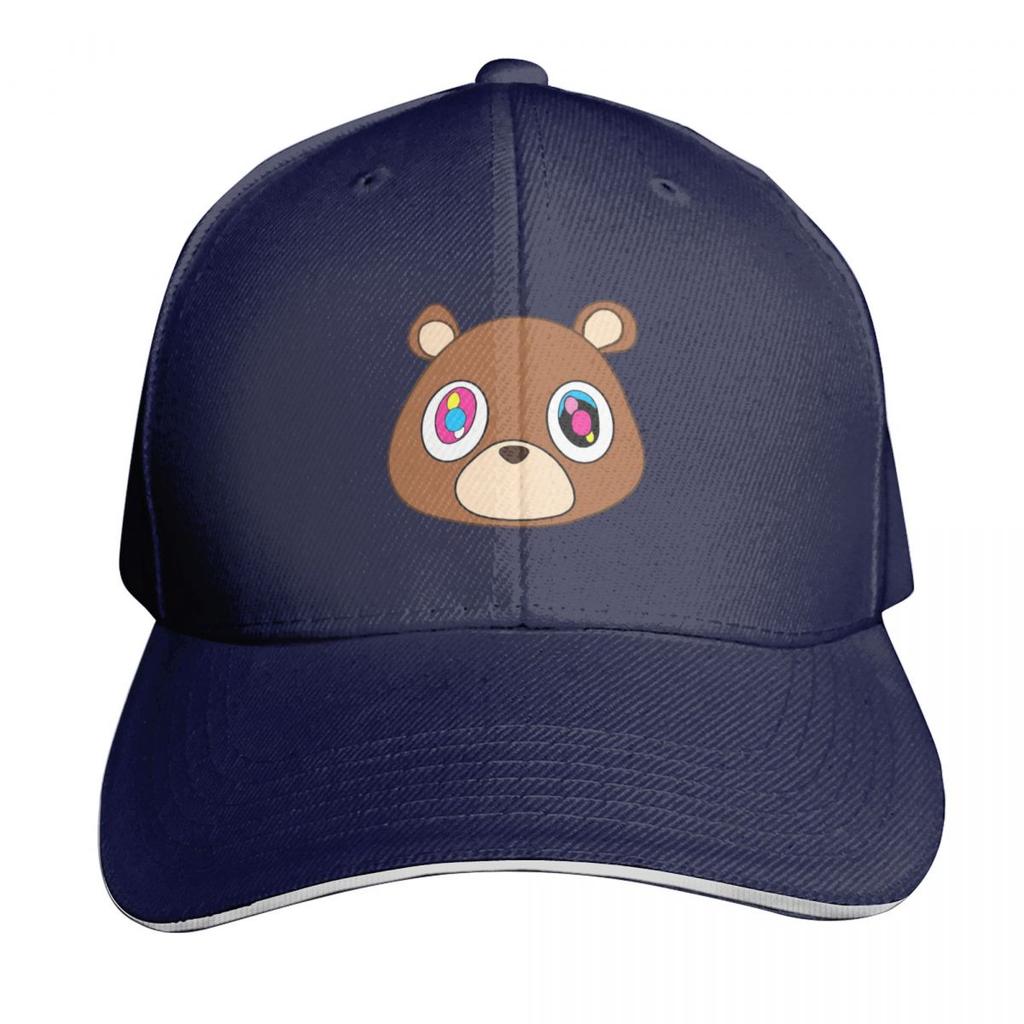 Kanye West Bear Baseball Cap dad hat Hat Baseball Cap party Hat Anime Caps Women Unisexs