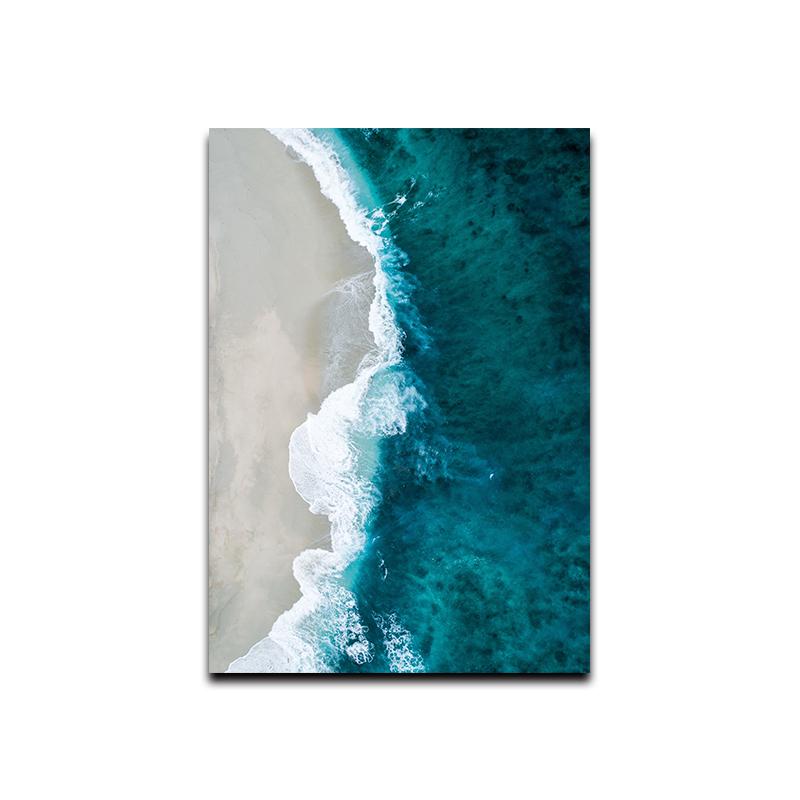 Nordic Decoration Poster and Prints Life Quote Flower Sea Landscape Wall Art Canvas Painting Decorative Picture Home Decor