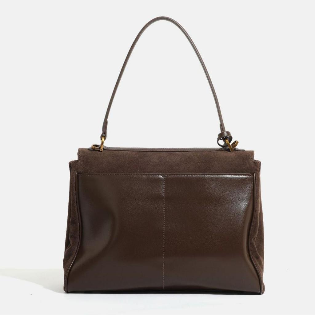 Herbst/Winter Damenmode Mattierte Tragetasche - Retro Große Pendlertasche