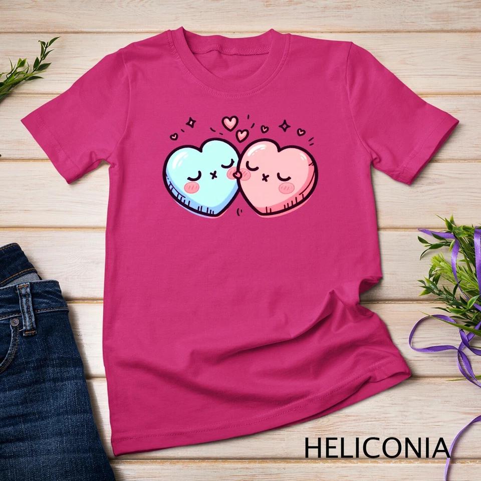 Love is Sweet A Cute Valentine s Day Design Funny T-Shirt Unisex T-shirt 5 S