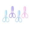 Child-Safe Round-Head Scissors: Colorful, Hand-Friendly, Plastic Safety Scissors for Kindergarten Paper Cutting Tasks