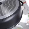 Orion GRANDE 24 cm Gusseisen-Pfanne mit Deckel und Granit-Antihaftbeschichtung (2,5 l)