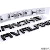 Suitable for Chevrolet GMC AVALANCH  modification, electroplated ABS car label, trunk label decoration car sticker emblem