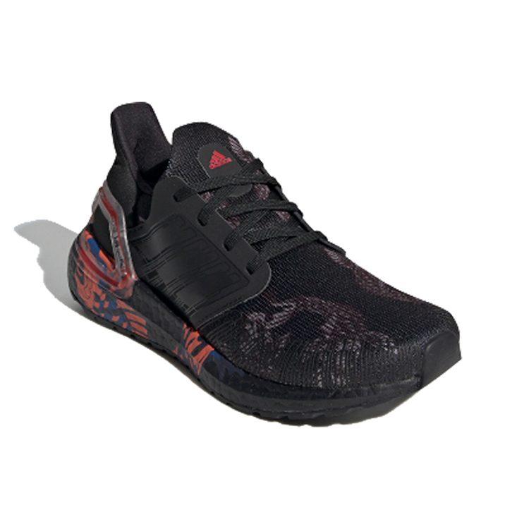Adidas ULT Cny J Slip Resistant Cushioning Slip Resistant Cushioning Low top Kids' Running Shoes Black Red FW5677