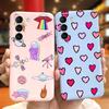 For Samsung Galaxy S22 5G Phone Case Cute Rainbow Milk Cow Painted Cover For Samsung S22 Plus S 22 Ultra Soft Silicon Fundas