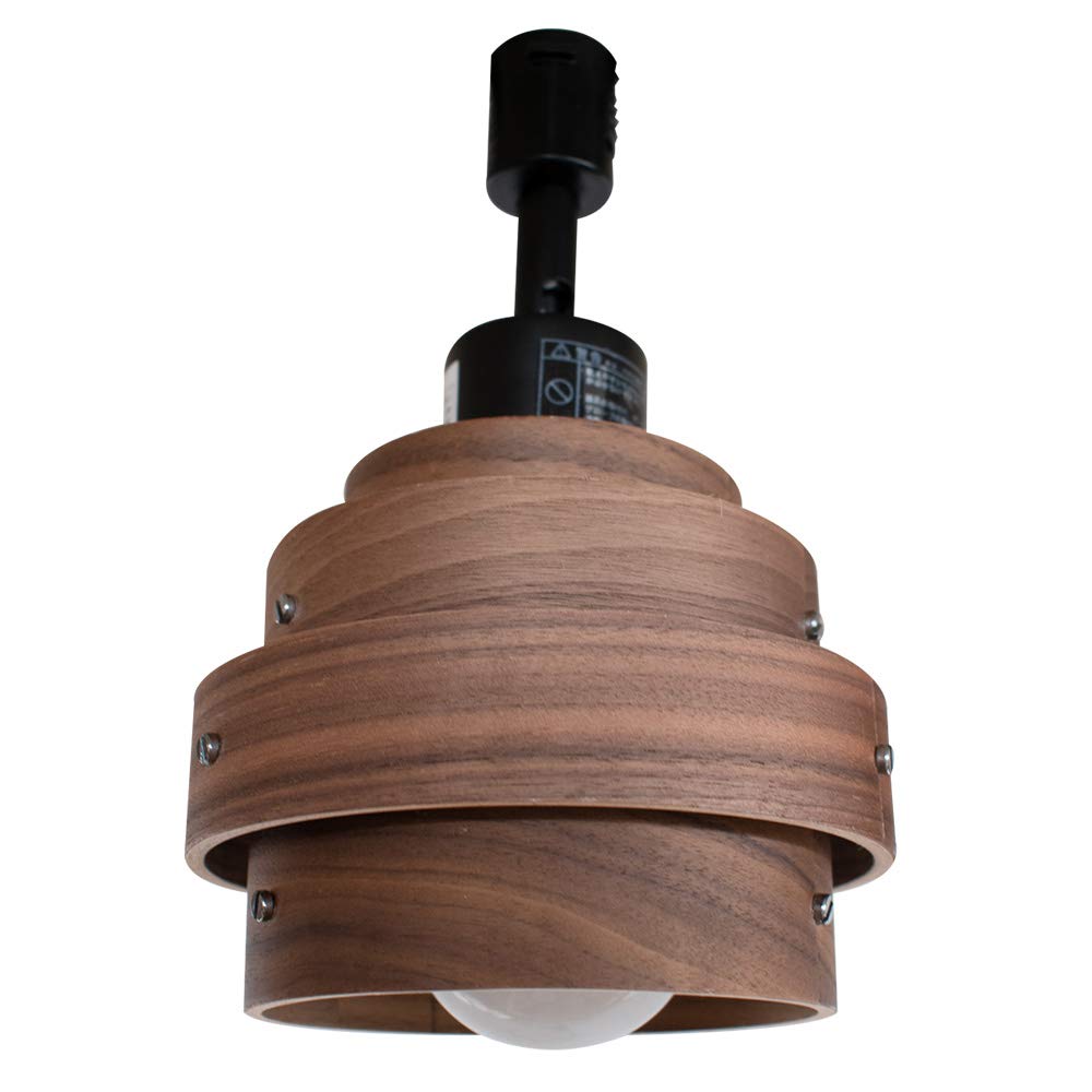

Ampoule AVAROS Single-Light Ceiling Light, Stylish, for Duct Rails and Lighting Rails, Natural Wood, Indirect Lighting, Walnut, Bulb Sold Separately