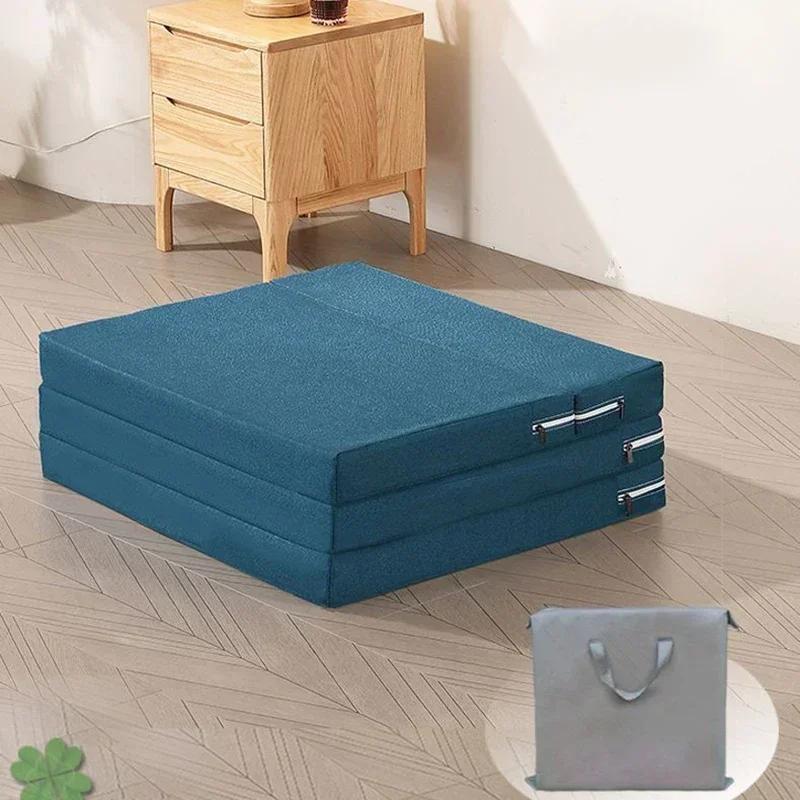 Portable Single Memory Foam Folding Mattresses Soft Tatami Yoga Mat for Sleeping on The Floor Office Workers Lunch Break Lazy