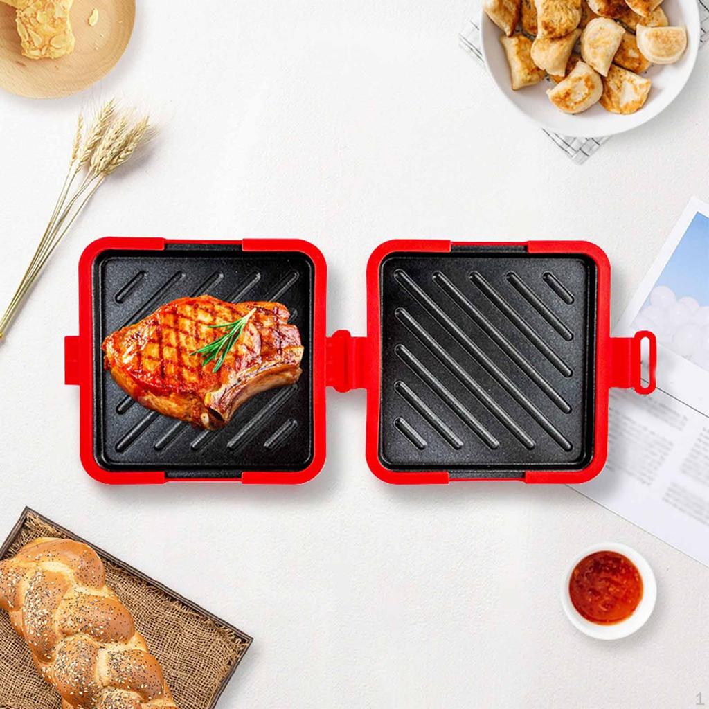 Microwave Toaster Sandwich Maker Cookware Easy To Clean Toastie Kitchen Grill