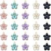 Metal Oil Drip Enamel Flowers Assorted Colors Mixed Petals Craft Charms Bracelets Pendants  DIY Jewellery Making Accessories