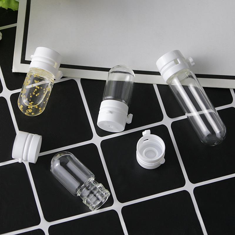 Clear Bayonet Glass Bottle for Liquid (1.5ml, 2ml, 3ml, 5ml) - Tear-Shaped Small Bulb Design