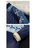 Men's Retro Patchwork Loose Knit Sweater - Winter Base Layer Outerwear