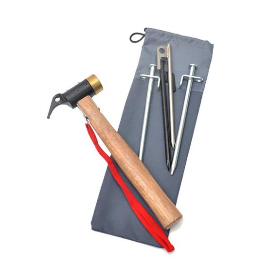 Outdoor Camping Tent Pegs Storage Bag Large Capacity Multifunctional Soft Oxford Cloth Grocery Portable Drawstring Pouch for Windbreak Rope