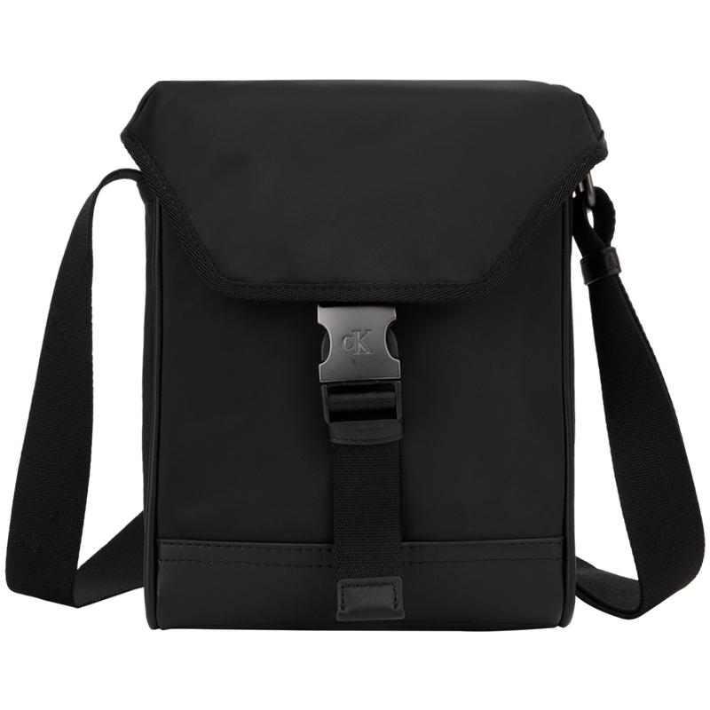 

Calvin Klein Commuter Casual Buckle Flap Portable Fabric Crossbody Bag Medium Men bags Space-Black 4G3008G-UB1 UB1-Space Black,OS