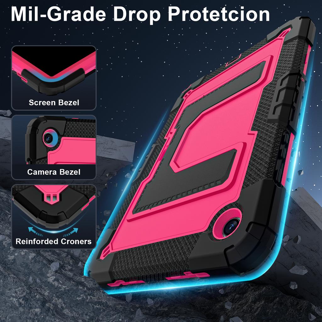 Larger Stand Case for Samsung Galaxy Tab A11 A9 Plus 11.0 Inch SM-X230 X236 X210 X215 X216 X218 Hybrid Cover with Shoulder Strap