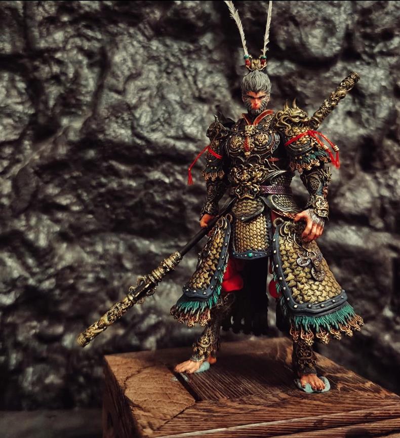 Sun Wukong Action Figure - Black Myth Articulated Model Toy Statue