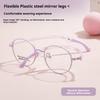 New Kids Anti-slip Ear Hook Sports Glasses Frame Silicone Nose Pads Boys Girls Comfortable Optical Prescription Glasses JS6517