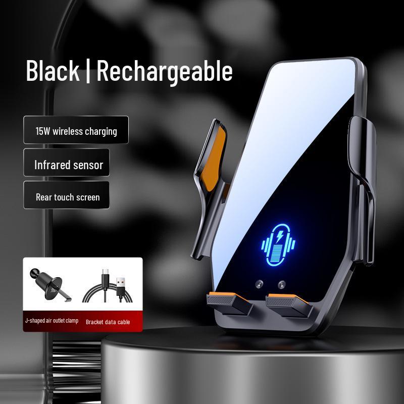 15W Auto Induction Wireless Car Charger & Phone Holder