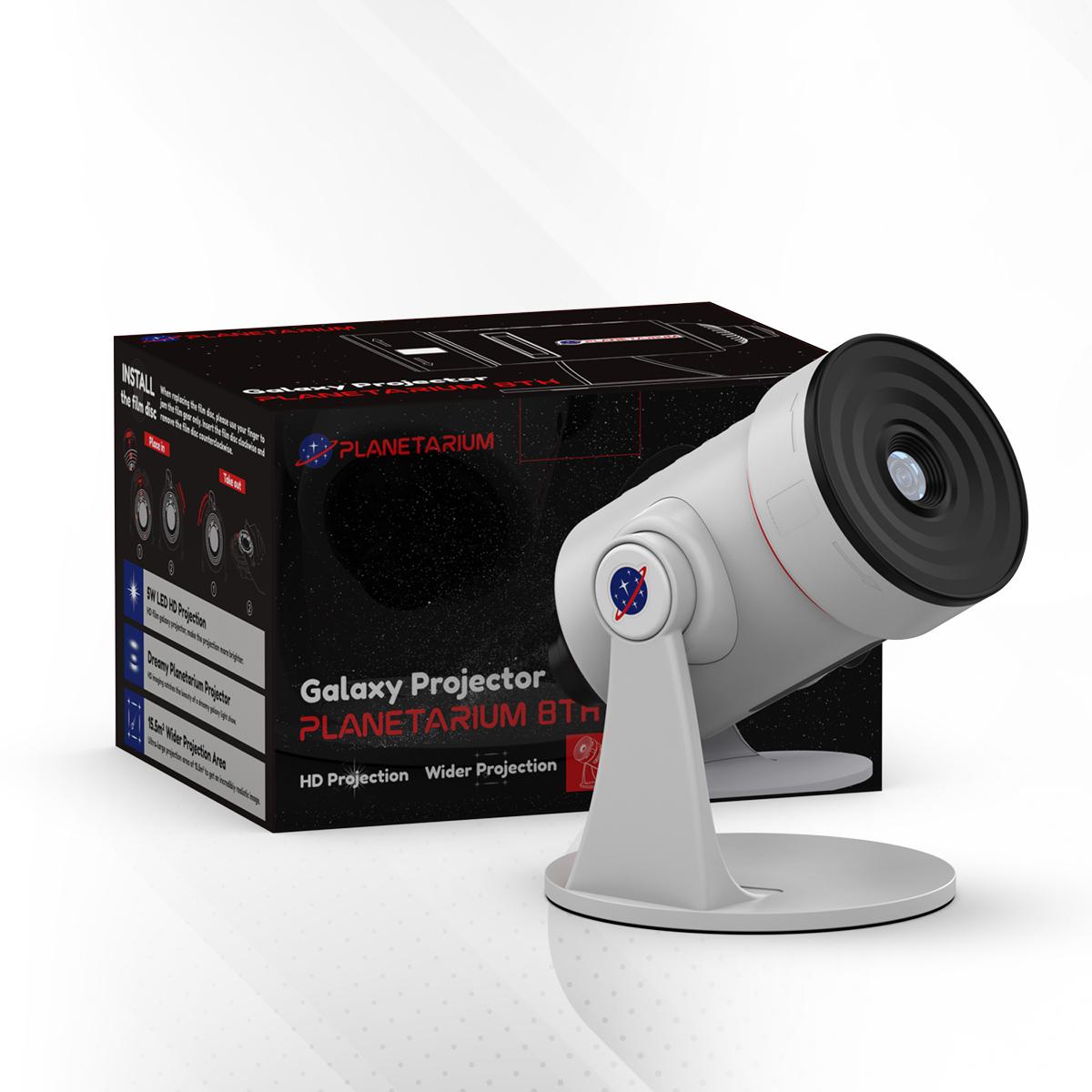 

Планетарий Обсерватория Телескоп Проекционная Лампа 10 В 1 Звездный Проектор Галактика Туманность Ночной Светильник С Таймером, Светодиодная Лампа Декор Комнаты белый