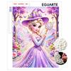 Fairy Princess Pearl Painting Handmade DIY Pearl Art Painting Simple Living Room Hanging Painting Decoration