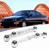 Rear Lower Control Arms Subframe Brace Kit for Honda Civic 92 95 (Silver)