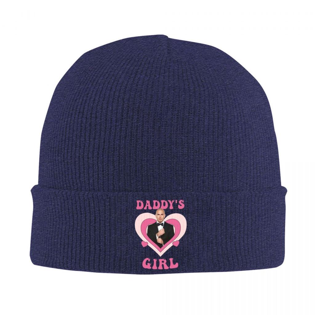 Daddys Girl Pitbull Mr Worldwide Hat Autumn Winter Skullies Beanies Warm Cap Female Male Acrylic Knitted Hat