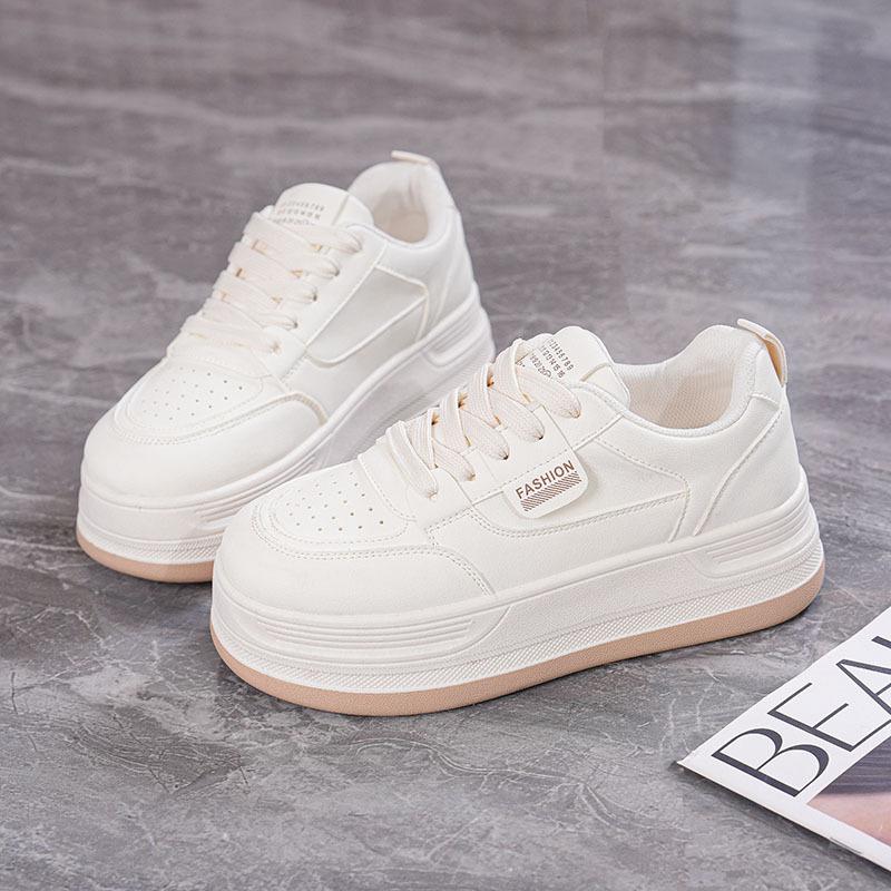 Nouveauté automne chaussures décontractées plateforme muffin style ins chaussures de skate pour étudiant MR