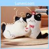 Giocattolo Gatto di Peluche con Design a Mela per Bambine e Bambini Perfetto per Dormire e Rilassarsi