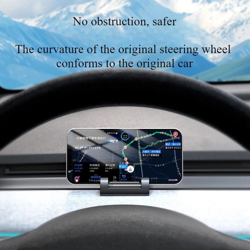 For Tesla Model Y/YL Juniper 2025 Silicone Phone Mount Model 3 Highland 2019-2025 Vent Hook and Sunglass Holder Car Accessories
