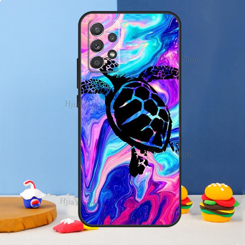 Sea Turtle Case For Samsung A54 A34 A14 A13 A23 A33 A53 A73 A51 A71 A72 A12 A22 A32 A42 A52 Back Cover