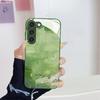 Grüne Textur Heißverkauf Exquisit Schön Handyhülle Glas-Handyhülle für Samsung Galaxy S26 S25 S24 S23 S22 FE Ultra Plus