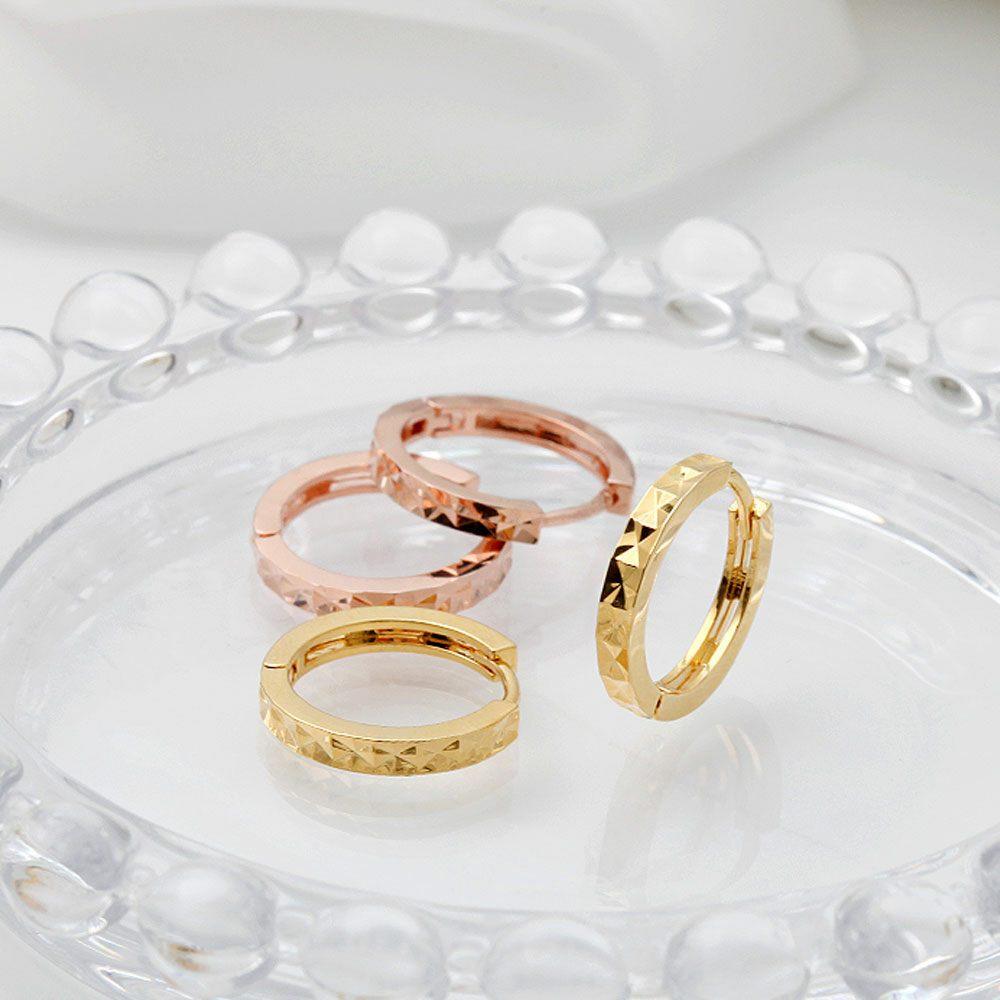 [Merry-Grin] 14K Gold-Filled Pin Earrings (Choose 1 of 2 Broken Types)
