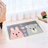 Absorbent Bath Mat Non-Slip Floor Rug Bathroom Kitchen Bedroom Entrance Soft Plush Carpet Cartoon Design