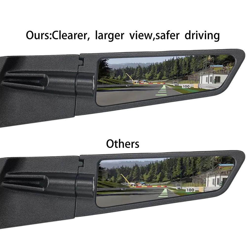 Motorcycle Mirrors Stealth Winglets Mirror Kits Adjustable Mirrors Motorcycle Wing Mirrors For Kawasaki YAMAHA XMAX KTM BMW