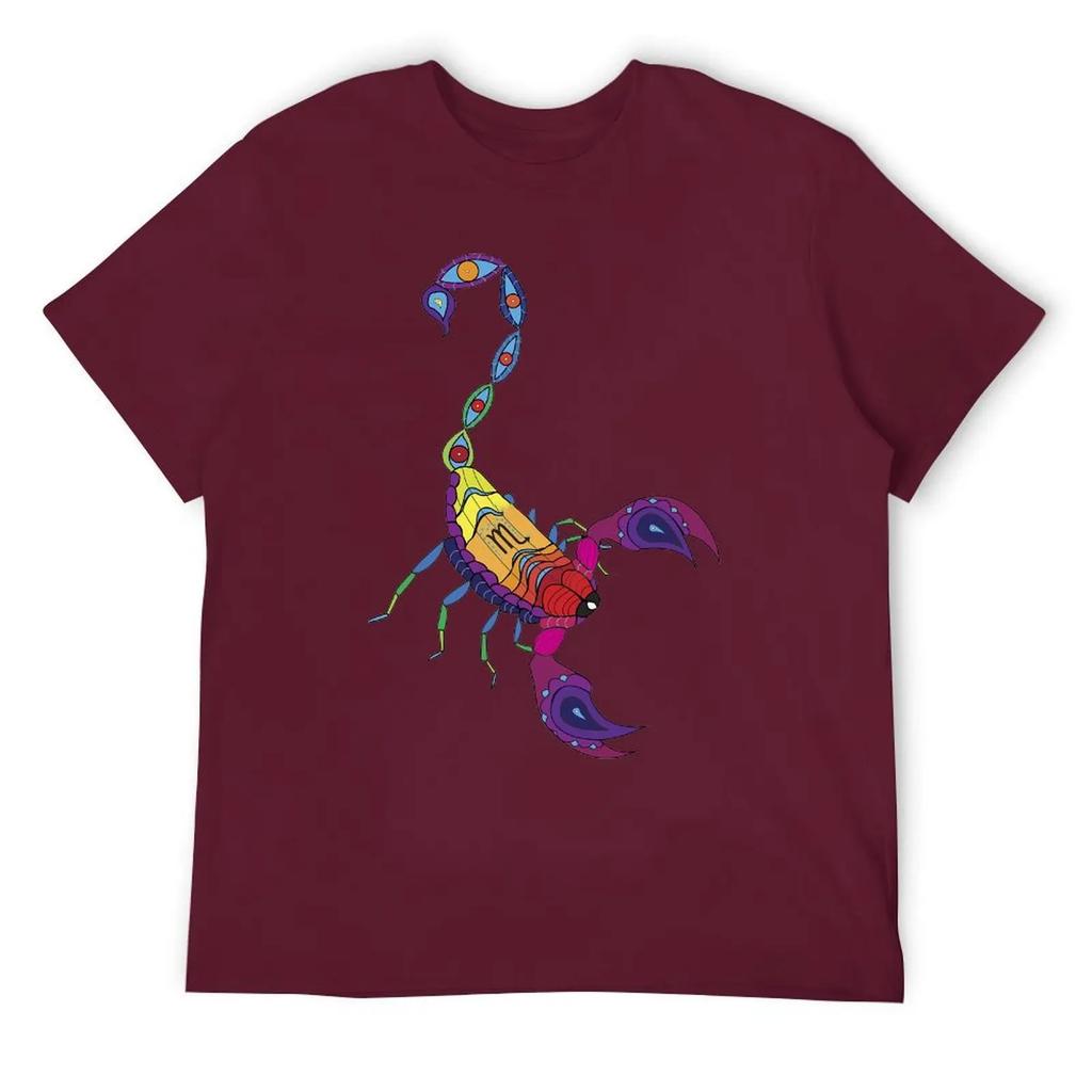 Scorpio Twelve Contellation (5) T-shirts Funny T-shirt Crewneck Campaign  Humor Graphic Leisure Eur Size