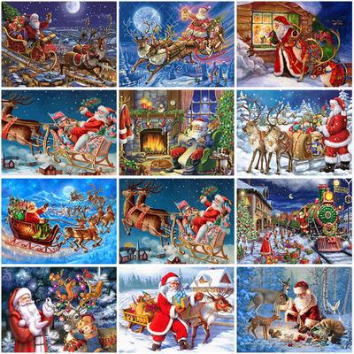 DIY Santa Claus 5D Diamant Malerei voller Squrae Bohrer Cartoon Diamont Stickerei Kreuzstich Kits Geschenk Home Decor Wandkunst
