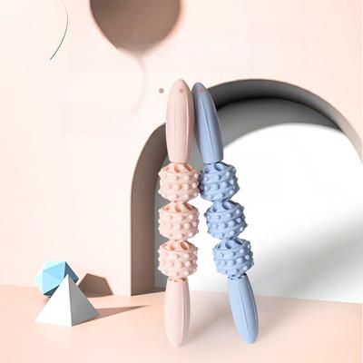 Massage Stick Fitness Legs Unclogging Fascia Stick Yoga Massage Wolf Tooth Stick Calf Roller Fitness Roller