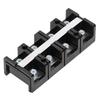 Terminal Block 2 Row Electric Wire Barrier Screw Strip for Power Supply with Cover AC600V