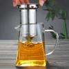 Glass Teapot High Temperature Resistant Thickened Stainless Steel Filter Anti-Scalding Teapot Household Teapot Kung Fu Tea Set