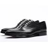 Business Dress Shoes For Men Comfortable Square Head Triple Joint Shoe Fashion Classic Wedding Men's Leather Shoes 2024 Spring