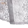 Men Sexy Long Sleeve Solid Color Lace See Through Clubwear Buttons Down Shirt