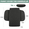 For Honda CRV 23-25 Car Center Console Armrest Box Cover Pad With Pocket