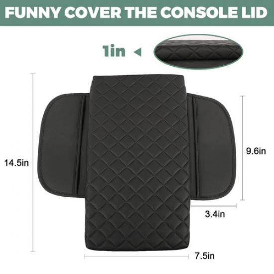 For Honda CRV 23-25 Car Center Console Armrest Box Cover Pad With Pocket