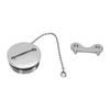 Boat Fuel Tank Cap 1.5 Inch 38mm Marine Fuel Cover with Chain and Key Stainless Steel Deck Fill Filler Cap for Yachts