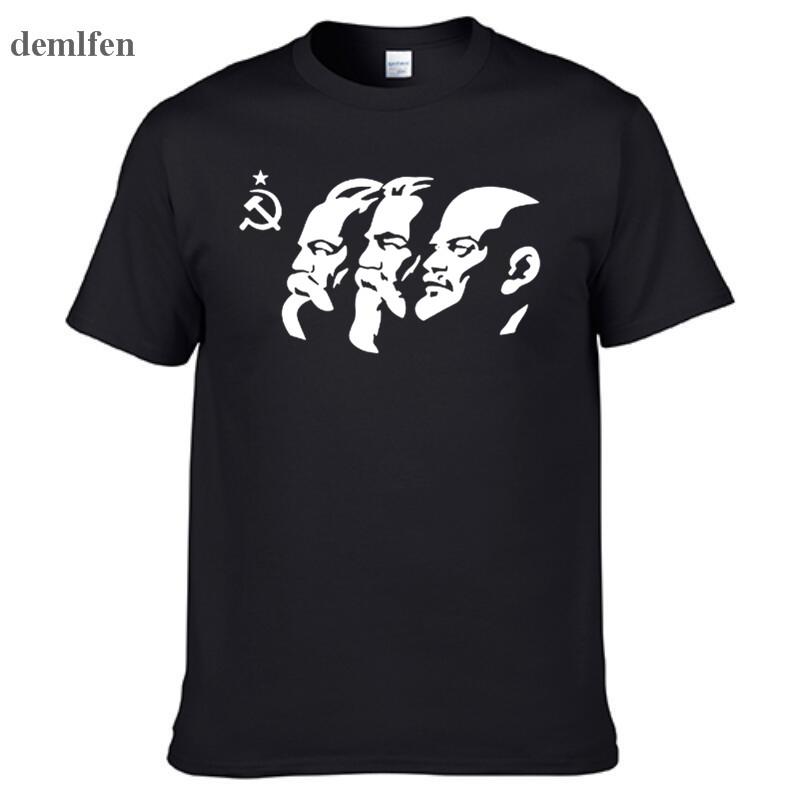 The Soviet Union The Great Communist Lenin Marx Engels Men S Short Sleeve T Shirt Ussr