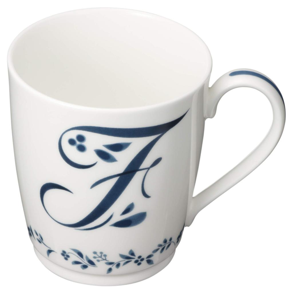 Noritake Mug 285cc Alphabet Mug Collection Microwave Safe Dishwasher Safe F Bone China MT59880/4946-F