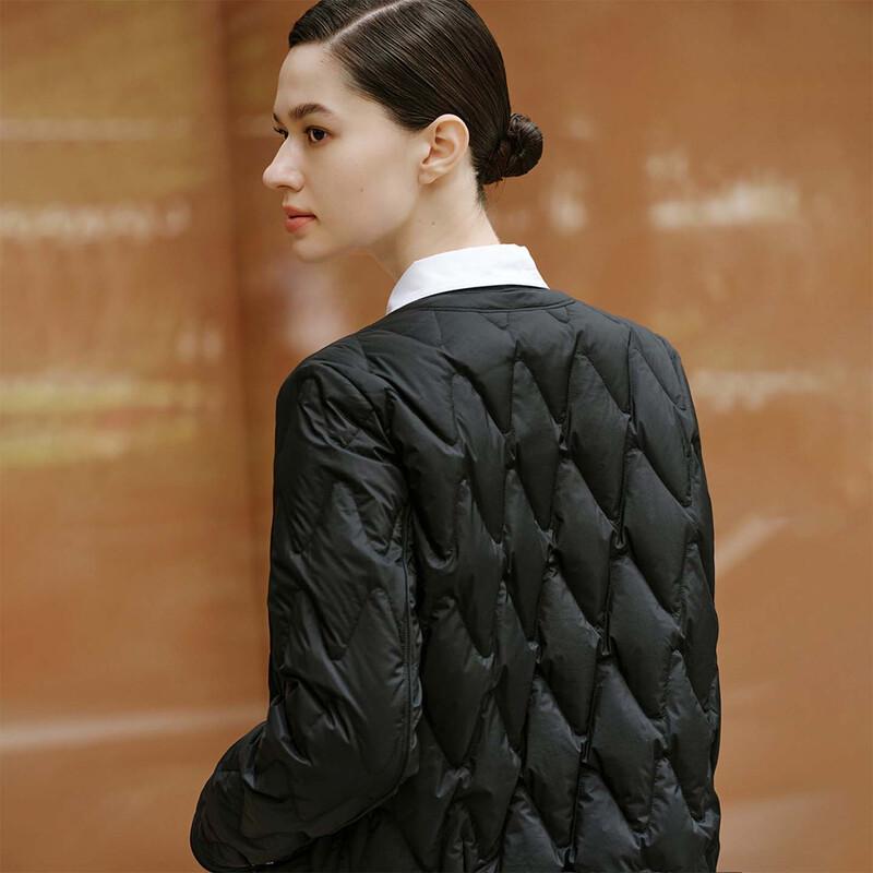 GIOVANNI VALENTINO Women's Lightweight Down Puffer Jacket