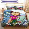 3pcs Custom Name Cartoon Hey Arnold Bedding Set Duvet Cover Closure Includes 1 Duvet Cover & 2 Pillowcases for All Seasons Bedroom Decor