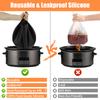 Silicone Slow Cooker Liners Reusable Silicone Slow Cooker Divider Leakproof Hear-Resistant Slow Cooker Insert Liner Dishwasher
