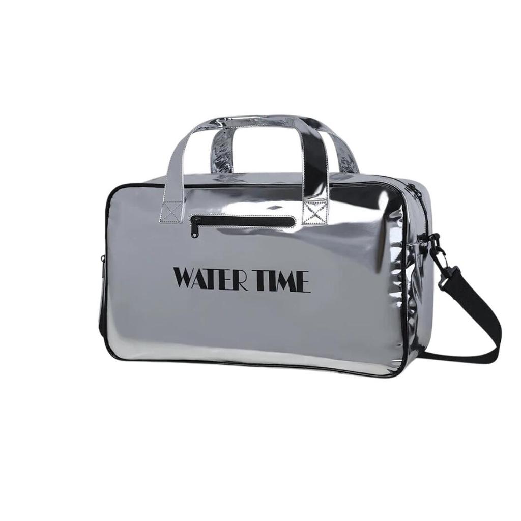 WATERTIME Swimming Bag, Fitness Bag, Swimwear Storage Waterproof Bag, Silver