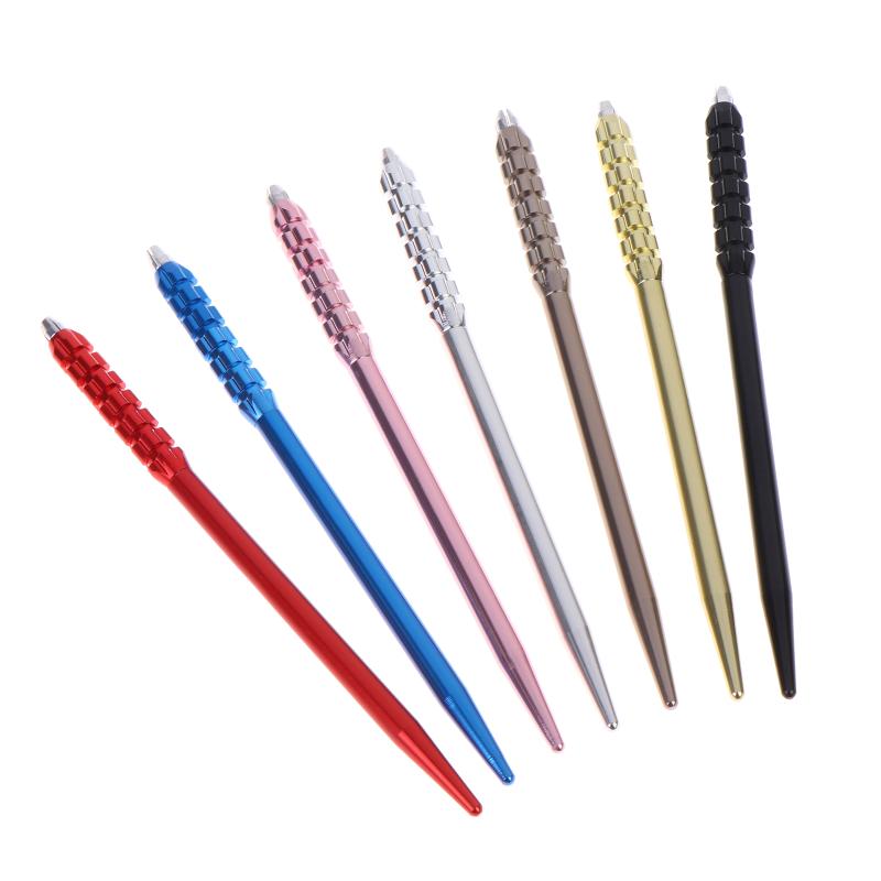 Microblading Manual Pen Micropigmentation Sterile Permanent Makeup Machine Colors Eyebrow Tattoo Tebori Device Microblading